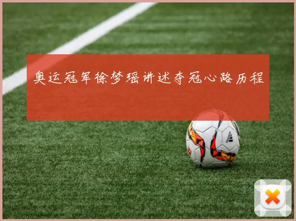 奥运冠军徐梦瑶讲述夺冠心路历程